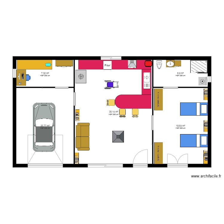 Julia chalet de Jardin. Plan de 0 pièce et 0 m2