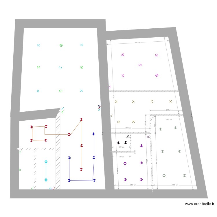 plan elec ecl. Plan de 0 pièce et 0 m2