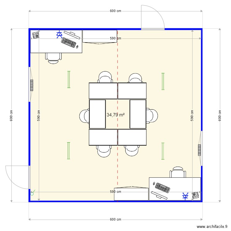 Technord 60x24. Plan de 0 pièce et 0 m2