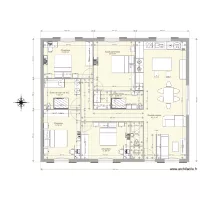 PROJET 3  120m2 4 Ch  2 SdB