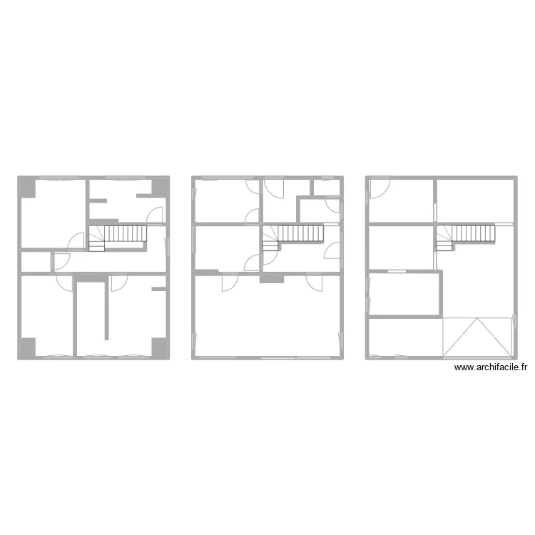 Plan maison w&eacute;pion. Plan de 