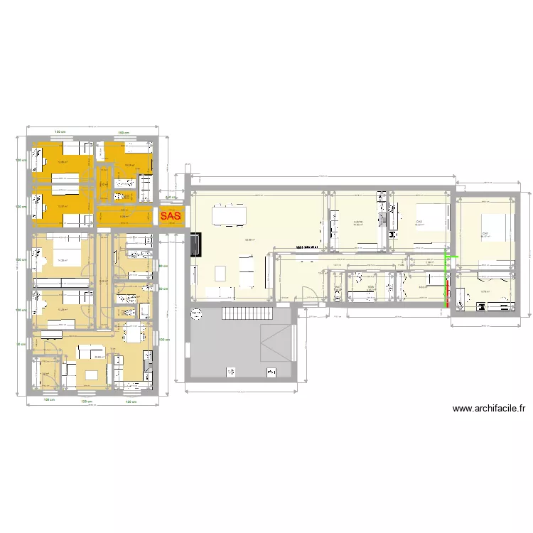 projet finalis&eacute; futur. Plan de 