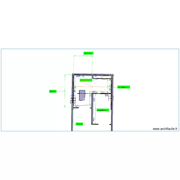 Boisdon . Plan de 