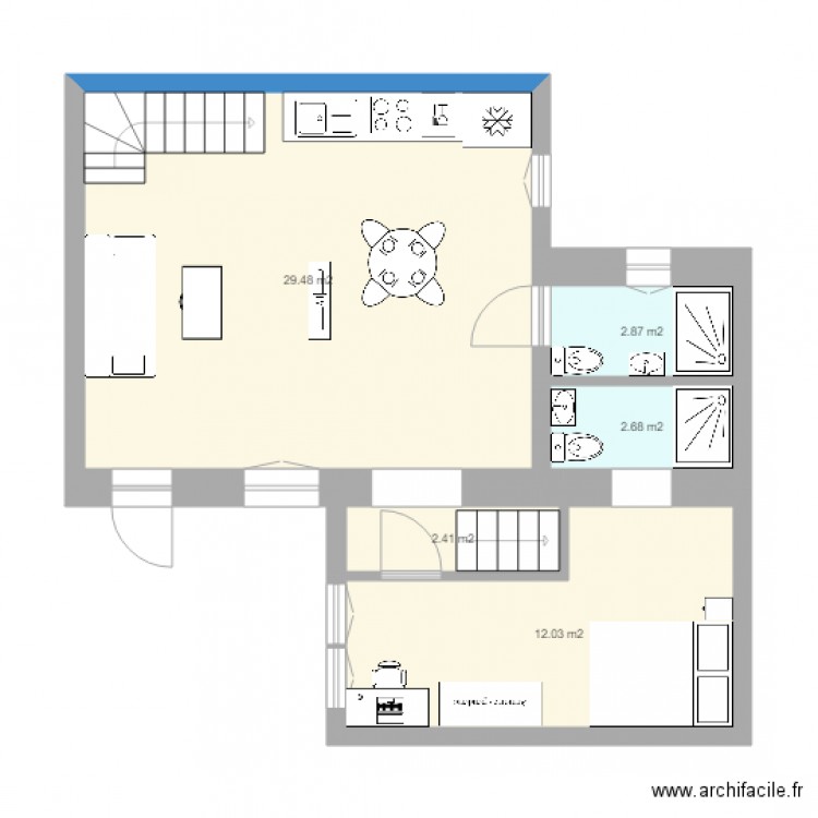 Hunyadi ter 5m de haut AMENAGEMENT. Plan de 0 pièce et 0 m2