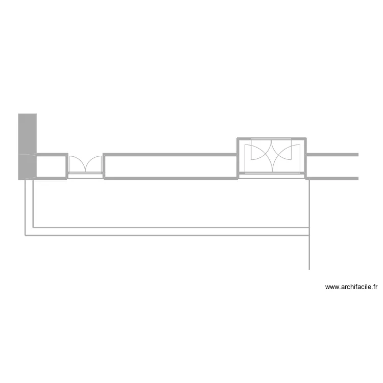 entree &eacute;glise SMV. Plan de 