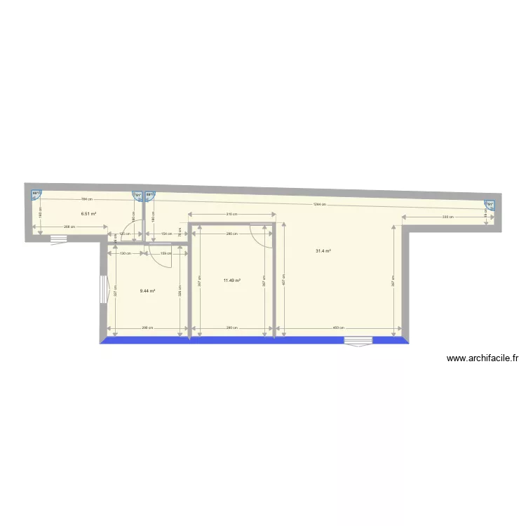 Appartement 7N2. Plan de 