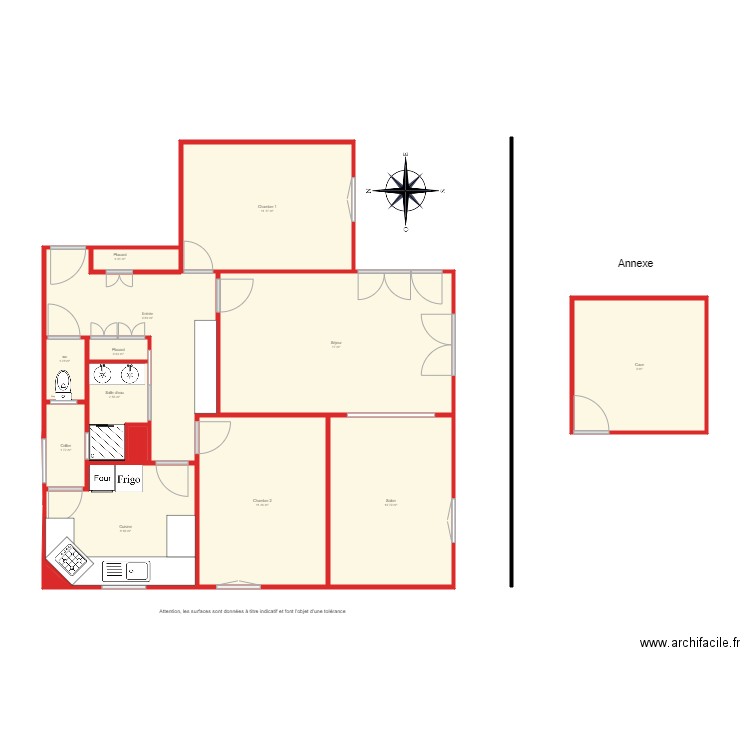 BI 3803 coté. Plan de 0 pièce et 0 m2