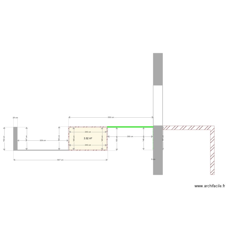 COUPE GARAGE COTE DROIT INTERIEUR 2. Plan de 0 pièce et 0 m2