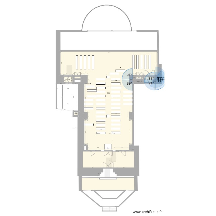 EGLISE DIEULEFIT 1. Plan de 21 pièces et 376 m2