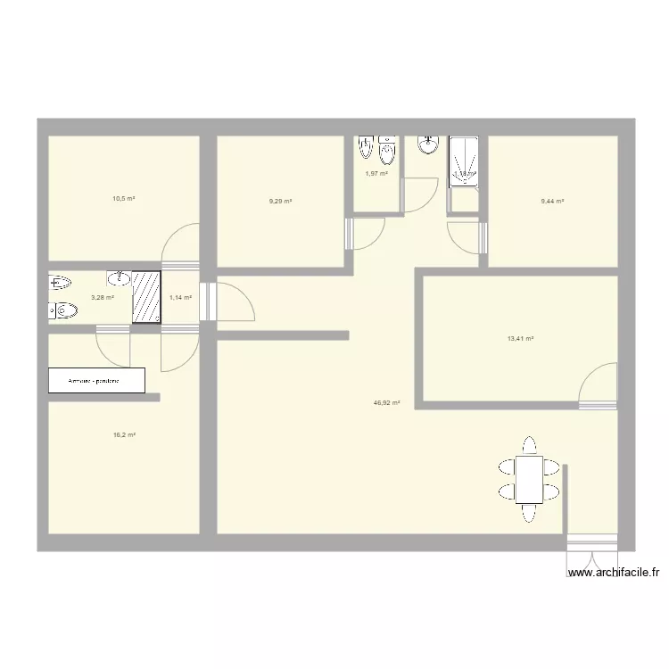 oulad saleh 2. Plan de 