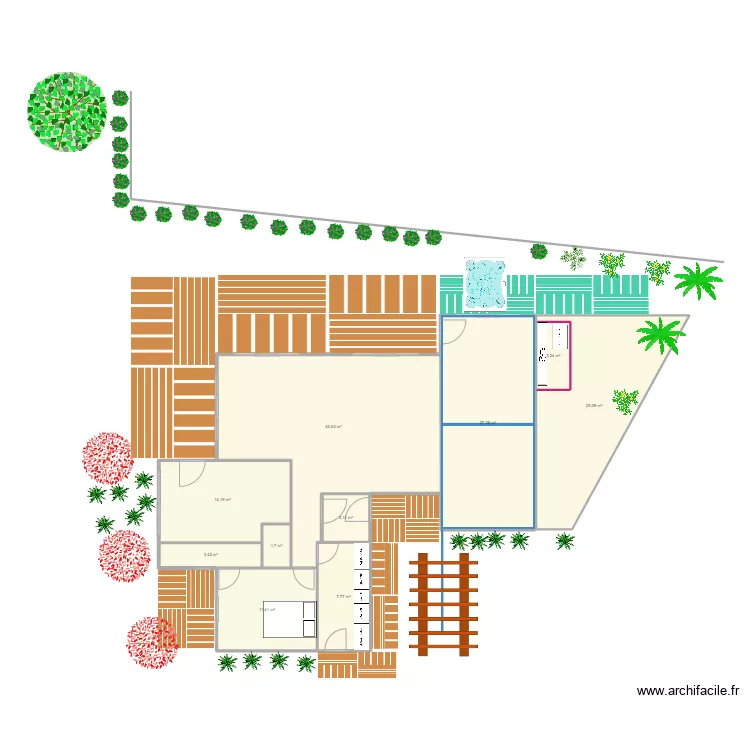 maison principale. Plan de maison principale. Plan de