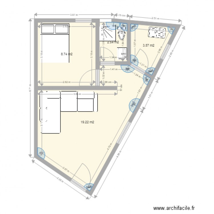 DAMAS1. Plan de 0 pièce et 0 m2