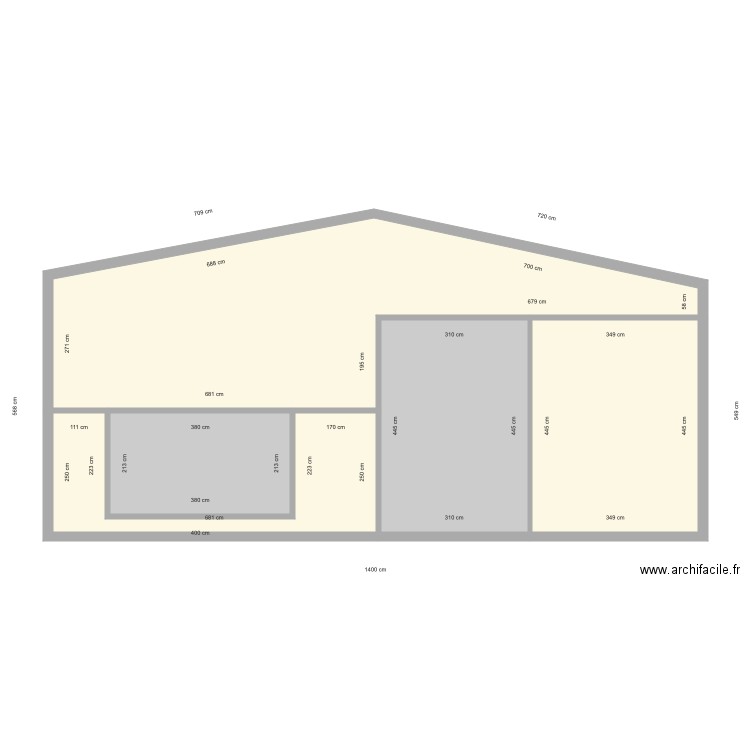 20181205 Projet PLANCKE Existant. Plan de 0 pièce et 0 m2