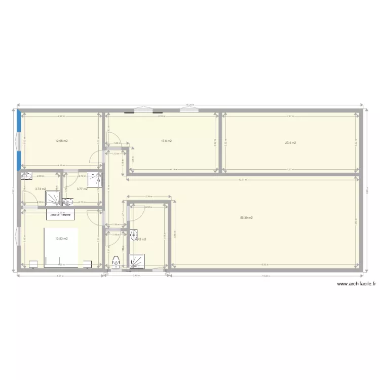 maison. Plan de 