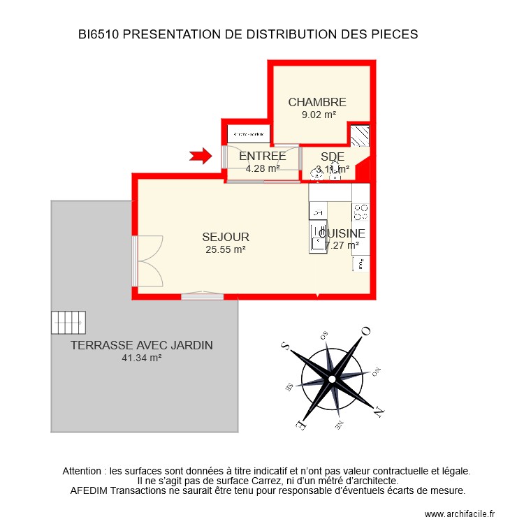 BI 6510. Plan de 0 pièce et 0 m2