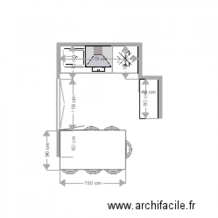 MariloCuisineV2. Plan de 0 pièce et 0 m2