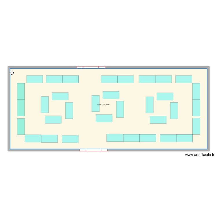 Plan marché estival 2022 -TABLES NOIRES. Plan de 1 pièce et 203 m2