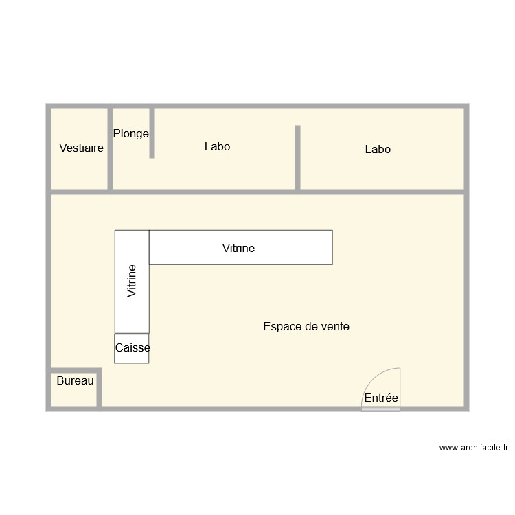 Boucherie du Tui CARNOUX. Plan de 0 pièce et 0 m2