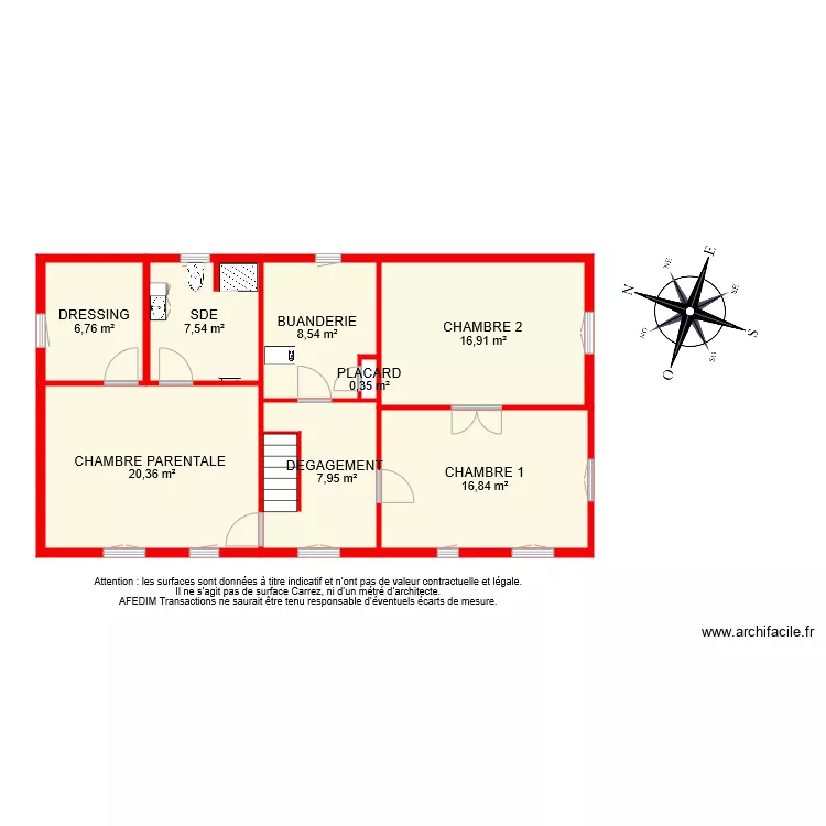 BI 7530 ETAGE. Plan de 