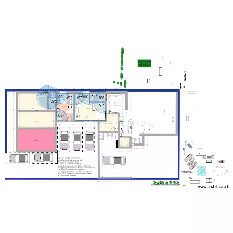 Ma maison &agrave; Boylesve 12. Plan de 
