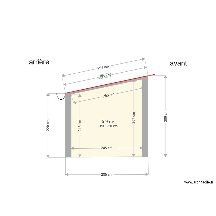 jardin profil. Plan de 0 pièce et 0 m2