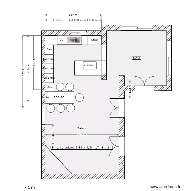 Cuisine Severine C11. Plan de Cuisine Severine C11. Plan de
