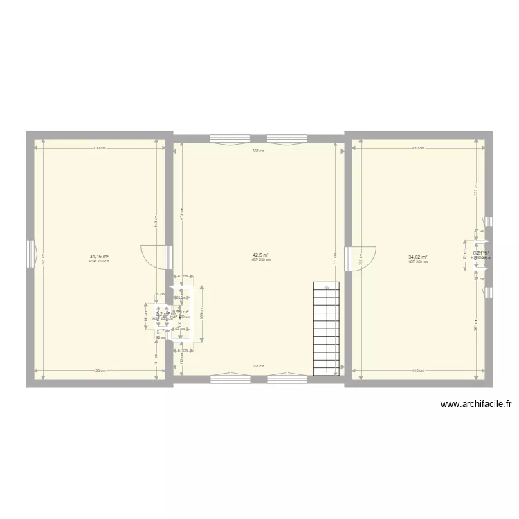 Plan Comble Coubert. Plan de 