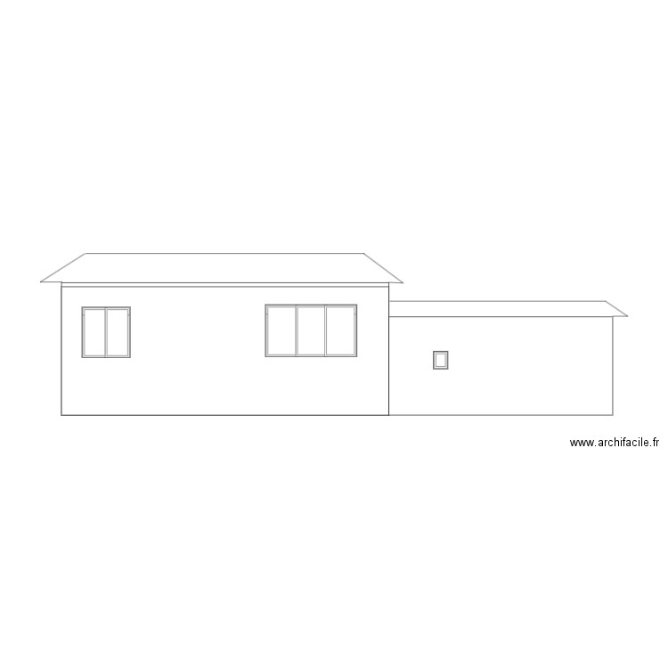 plan derriere. Plan de 0 pièce et 0 m2