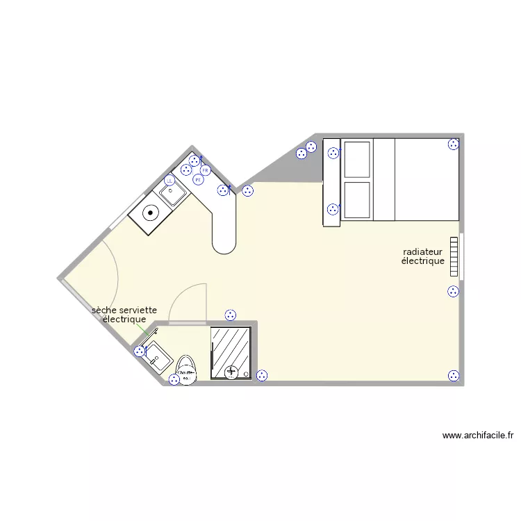 VAUTHIER prises. Plan de 