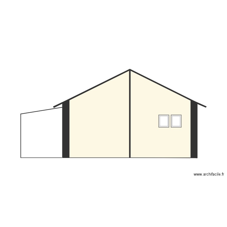 Pignon. Plan de 0 pièce et 0 m2