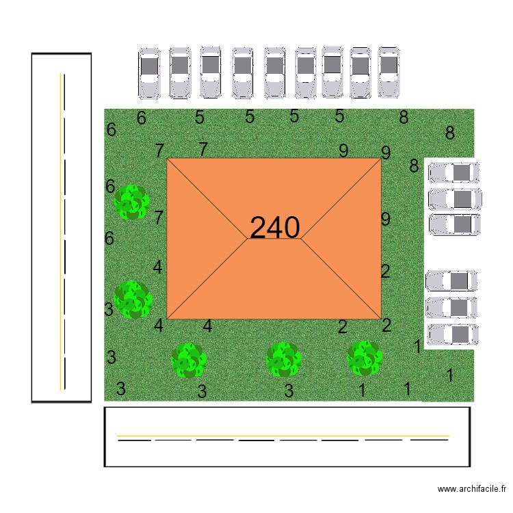 Gicleur 240. Plan de 0 pièce et 0 m2