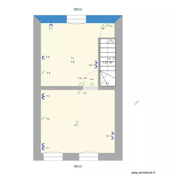 catherine etage 2 elec. Plan de 
