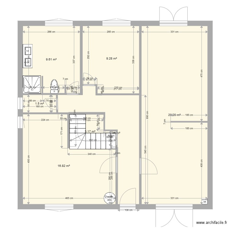 CHATEAU D EAU. Plan de 0 pièce et 0 m2