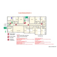 Plan évacuation 3ième Etage