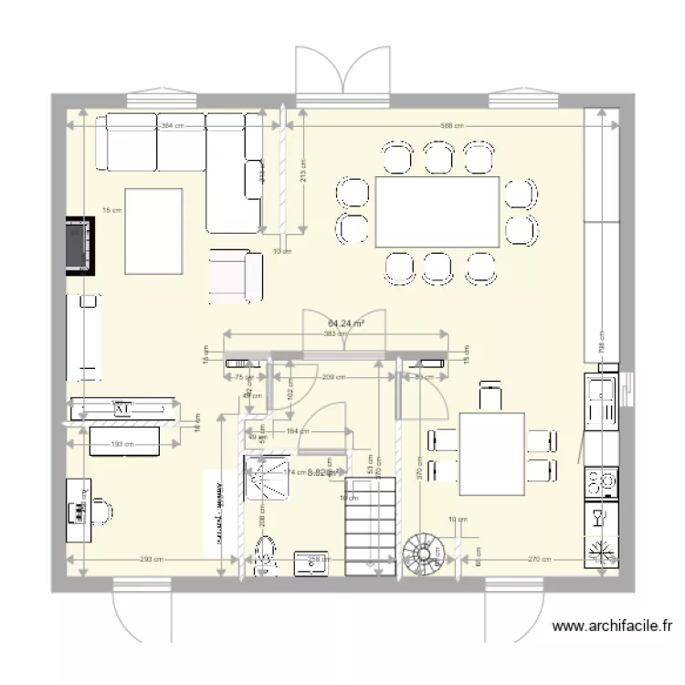 RDC Maison La Baule V2 29 03 2018 après cuisine. Plan de RDC Maison La Baule V2 29 03 2018 après cuisine. Plan de