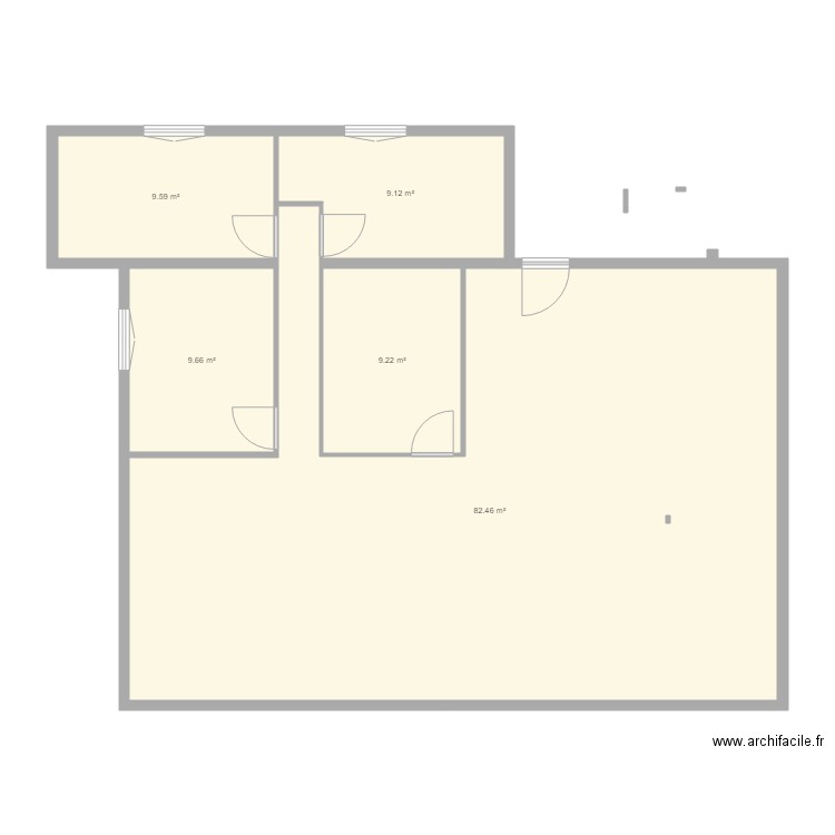 extension etage 1. Plan de 0 pièce et 0 m2