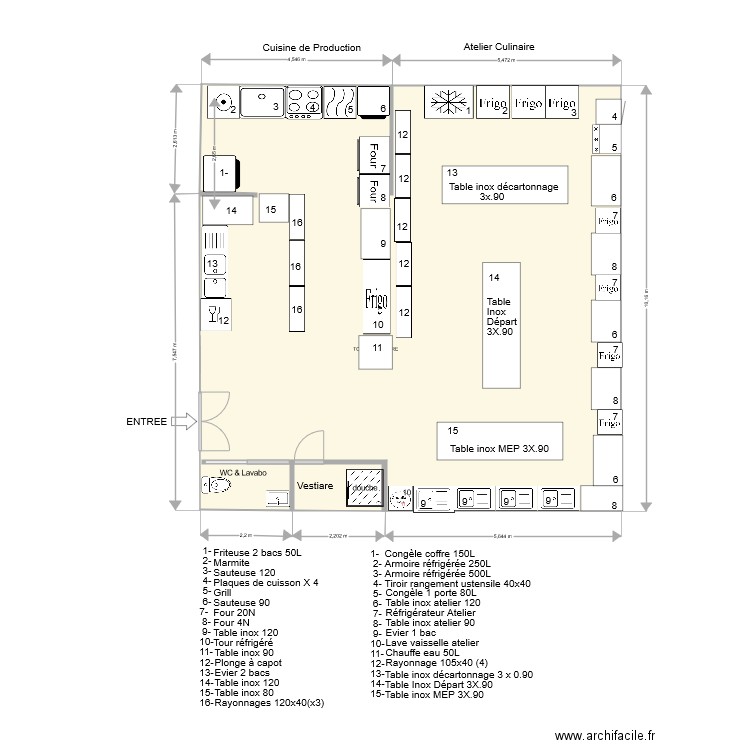 cuisine carenage 3. Plan de 0 pièce et 0 m2