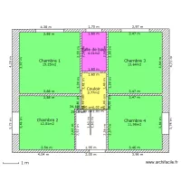 Habitation principale actuelle &eacute;tage