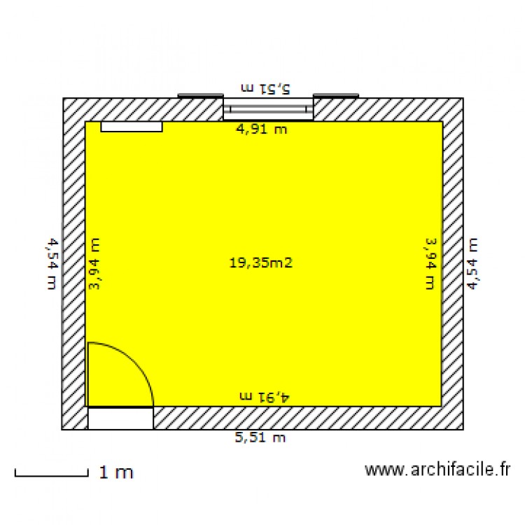 Chbre BB. Plan de 0 pièce et 0 m2