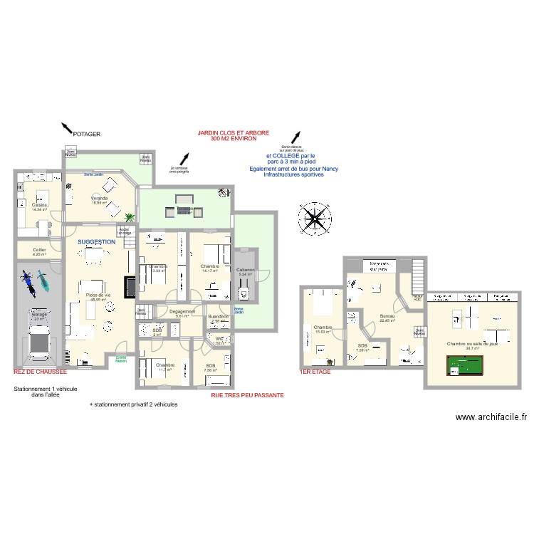 BOURG. Plan de 0 pièce et 0 m2