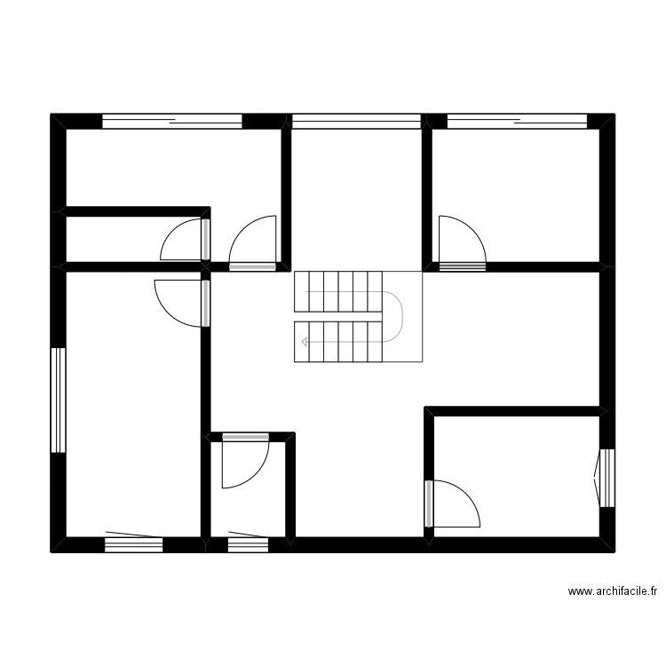 SCHUAB. Plan de 12 pièces et 124 m2