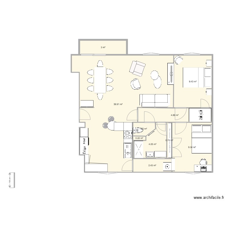 carmen. Plan de 0 pièce et 0 m2