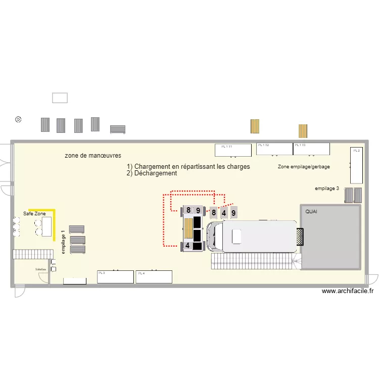 Neuilly entrepôt cat 3 chargement ok. Plan de Neuilly entrepôt cat 3 chargement ok. Plan de