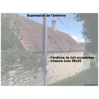 DPT Document graphique. &Eacute;tat existant et projet&eacute;. Fa&ccedil;ade Sud