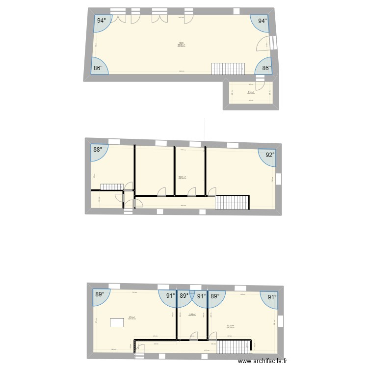 AMENAGEMENT 21. Plan de 6 pièces et 277 m2