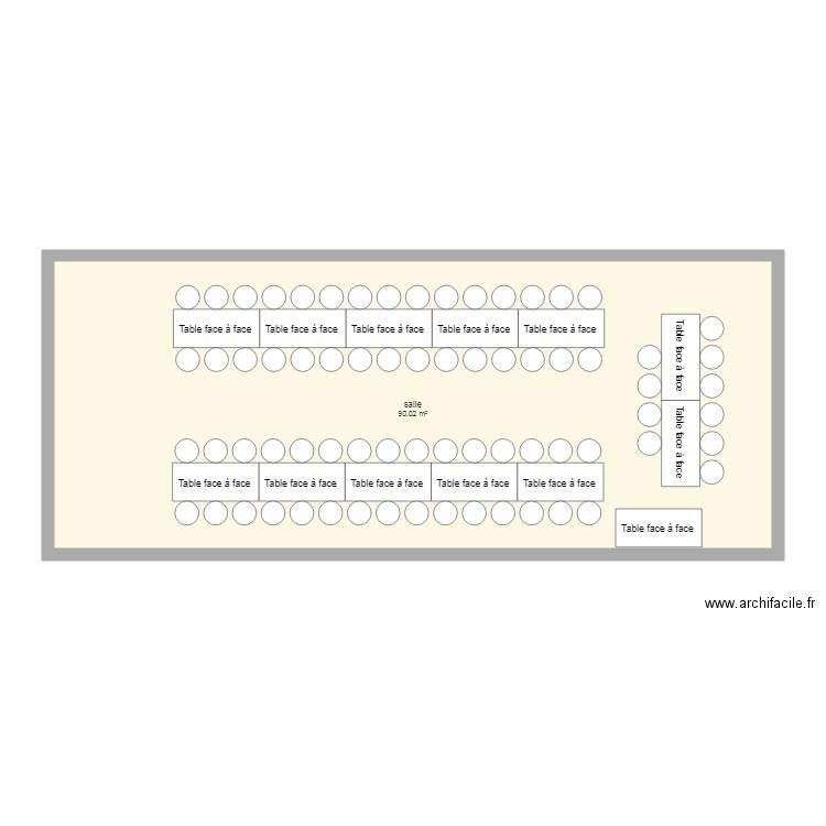 Plan Salle3. Plan de 0 pièce et 0 m2