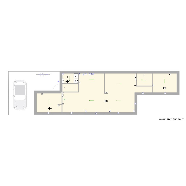 Projt EHS. Plan de 0 pièce et 0 m2