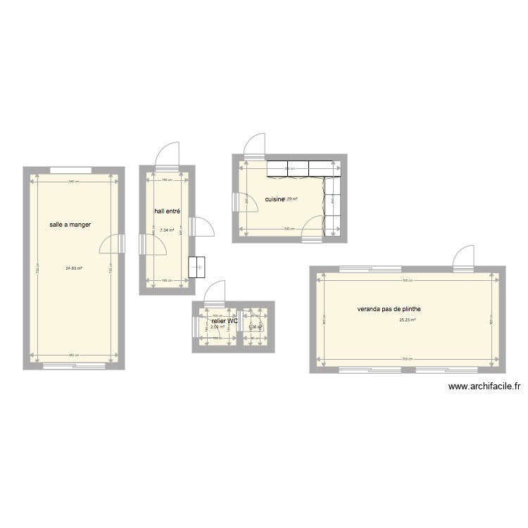 G&eacute;rer. Plan de 0 pièce et 0 m2