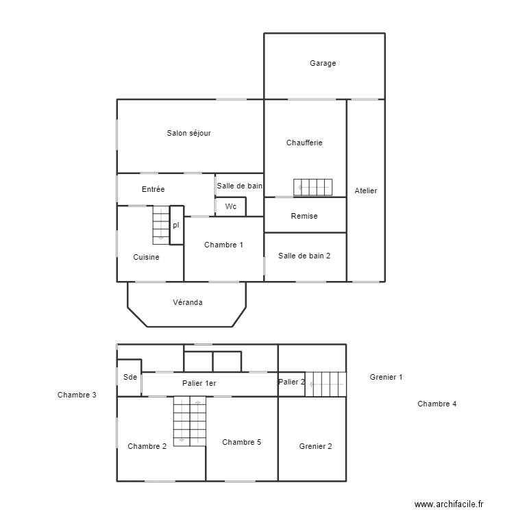 FOUESNANT MOREL. Plan de 22 pièces et 85 m2