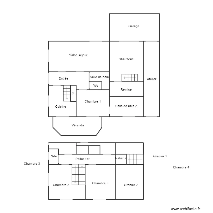 FOUESNANT MOREL. Plan de 